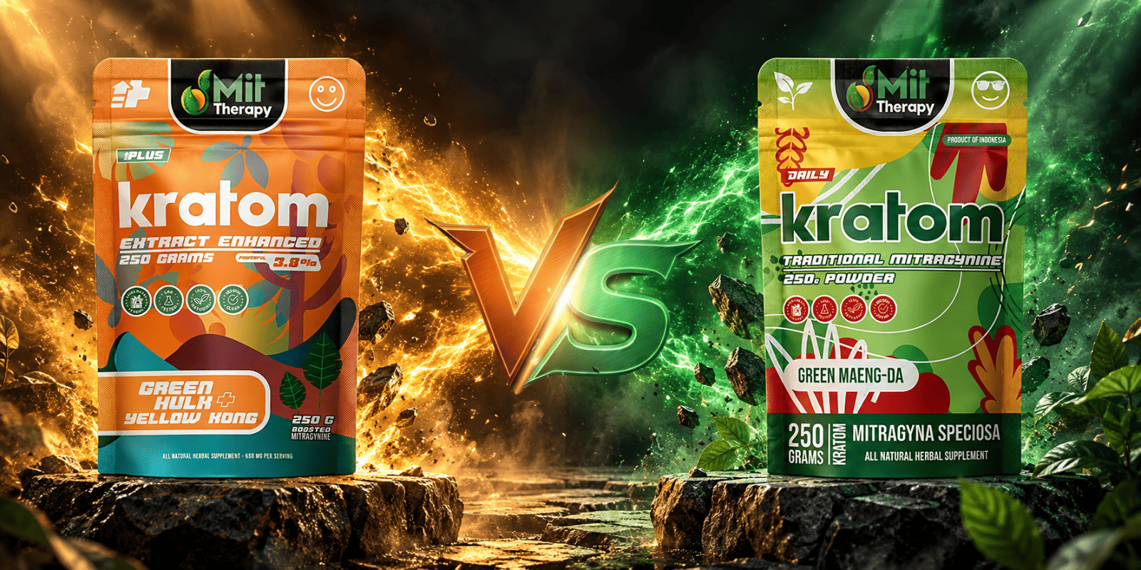 Yellow vs Green Kratom: Key Differences and How They Compare
